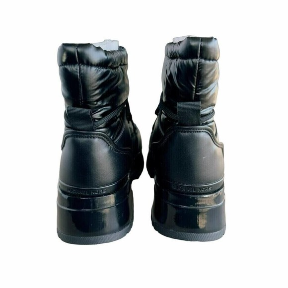 Michael Kors Muse Pull On Fine Nylon Boot Bootie Black 6/6.5/8/8.5 $295 Nib - Picture 6 of 11